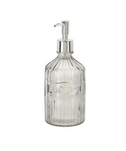 Dispenser υγρού σαπουνιού γκρι 450ml Ø8,3xY21εκ