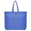 Τσάντα non woven μπλε σκούρο Υ40x54x10εκ πιέτα. Δυνατότητα εκτύπωσης