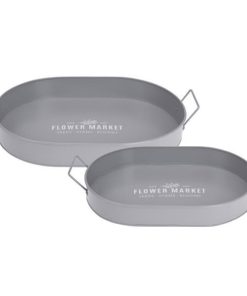 Δίσκοι μεταλλικοί σετ 2 τμχ 35 - 40xεκ. γκρι