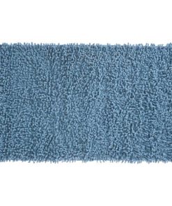 Χαλάκι μπάνιου Shaggy I  μπλε 45x75εκ.