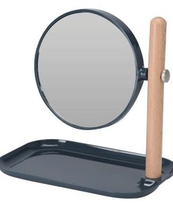 Καθρέφτης μακιγιάζ επιτραπέζιος 22,5x14xY23εκ. μπλε