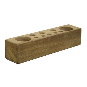 Μολυβοθήκη Nextdeco Tribeca από ξύλο teak Y8x8x36εκ.