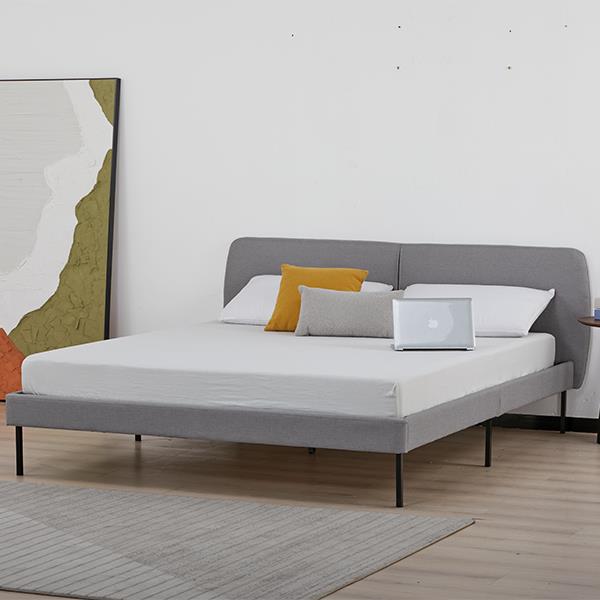 Κρεβάτι διπλό Nextdeco Jakarta khaki 160x200xY61εκ. - Image 2