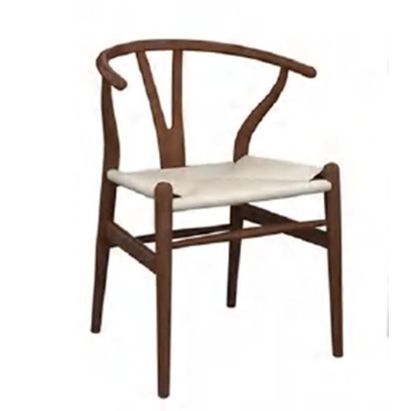 Καρέκλα ξύλινη Nextdeco σκούρη καφέ οξιά Υ76χ53.3x57εκ. - Image 2