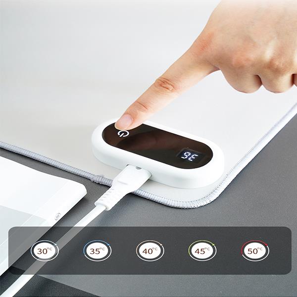 Θερμαινόμενη επιφάνεια - mousepad γραφείου 60x36εκ σκούρη μπλε - Image 3