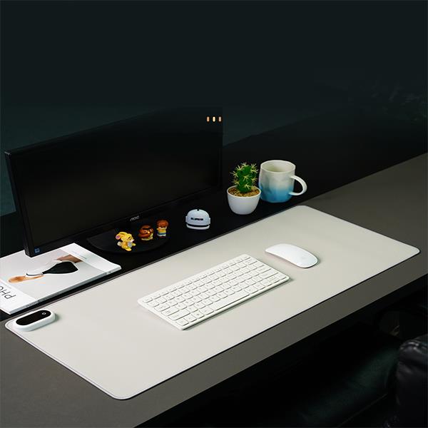 Θερμαινόμενη επιφάνεια - mousepad γραφείου 60x36εκ, γκρι - Image 4