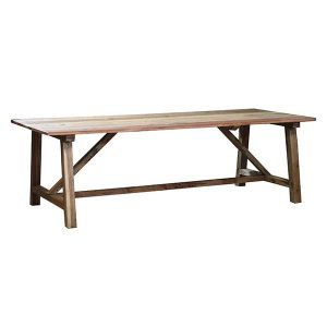 Τραπέζι Nextdeco Tribeca από ξύλο teak - mahoni Υ73x90x180εκ.