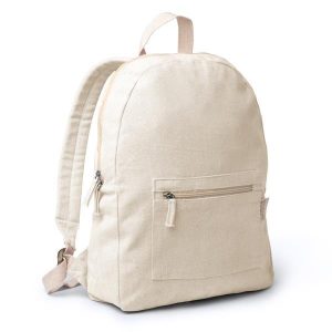 Τσάντα πλάτης μπεζ Υ34x43x9εκ