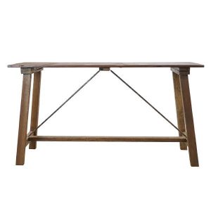 Κονσόλα Nextdeco Tribeca από ξύλο teak - mahoni Υ80x100x40εκ.
