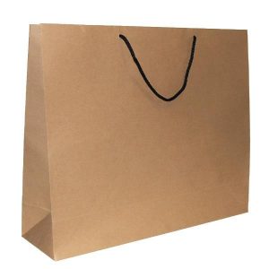 Next χάρτινη τσάντα κραφτ με κορδόνι  Υ40x46x14εκ.