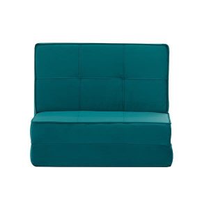 Πολυθρόνα κρεβάτι Nextdeco Flex πετρόλ Υ62x74x80εκ.