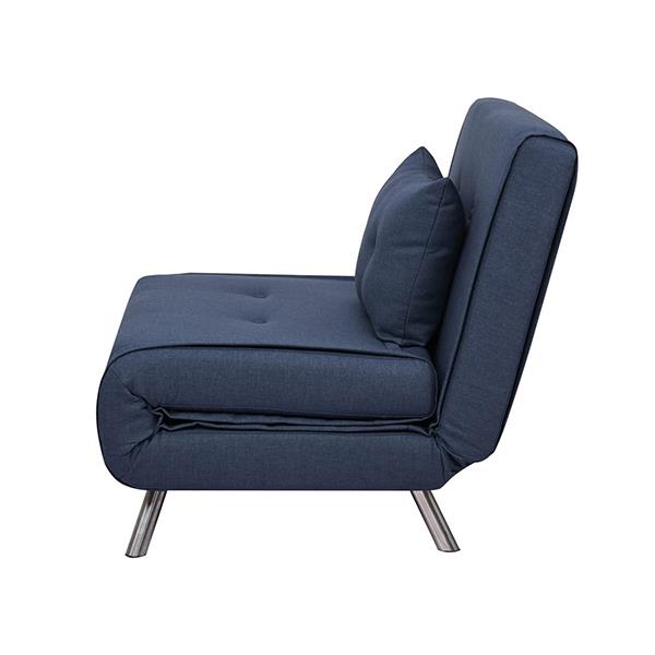 Πολυθρόνα κρεβάτι Nextdeco Berlin denim Υ92x100x91εκ. - Image 3