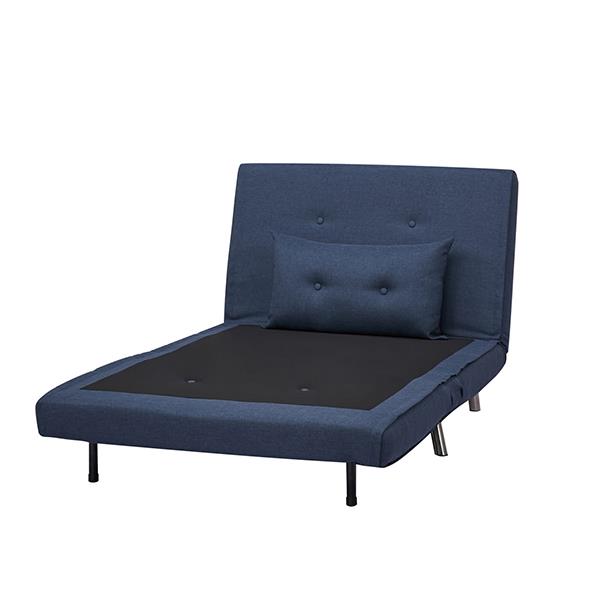 Πολυθρόνα κρεβάτι Nextdeco Berlin denim Υ92x100x91εκ. - Image 5