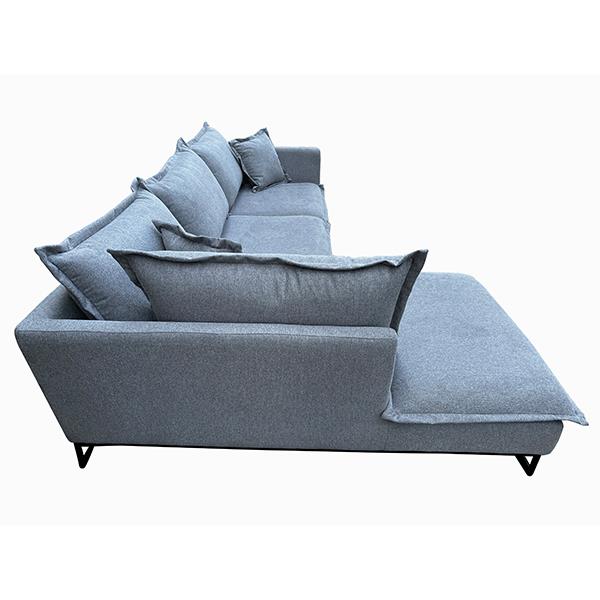 Καναπές γωνιακός Nextdeco Siegfried αριστερή γωνία γκρι Y85x286x183εκ. - Image 3