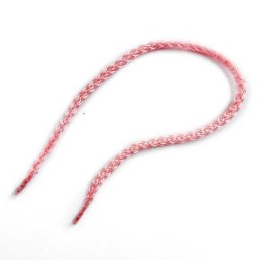 Κορδόνι για χερούλι τσάντας 35εκ., με πλαστικούς ακροδέκτες,  ροζ