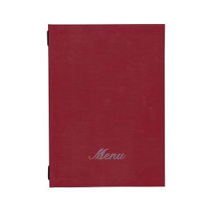 Next μενού εστιατορίου basic μπορντώ με κρυφό λάστιχο 23x32εκ.