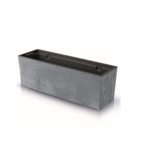 Ζαρτινιέρα betton γκρι Y24,6x77x23,5εκ.