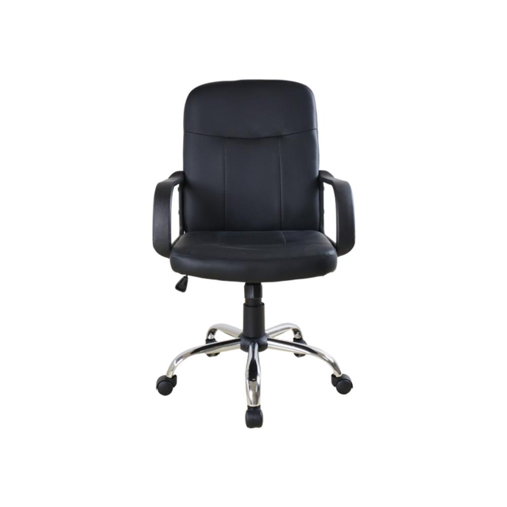 Καρέκλα γραφείου τροχήλατη Nextdeco ASSOS μαύρη Υ96-86x50x60εκ - Image 2