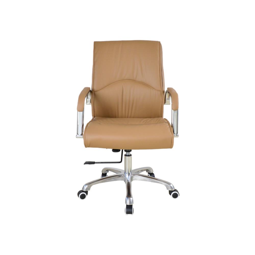 Καρέκλα γραφείου διευθυντική τροχήλατη Nextdeco Beluga camel Υ114-106x50x76εκ - Image 2