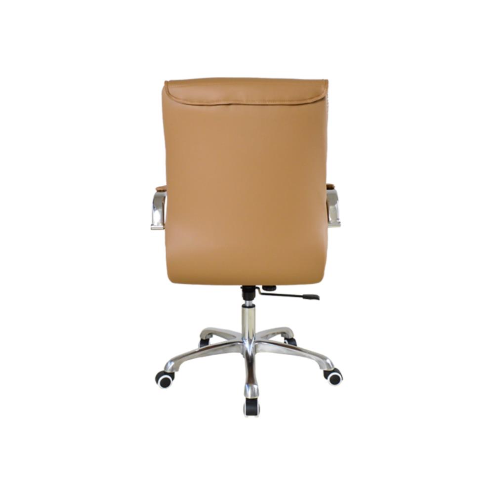 Καρέκλα γραφείου διευθυντική τροχήλατη Nextdeco Beluga camel Υ114-106x50x76εκ - Image 4