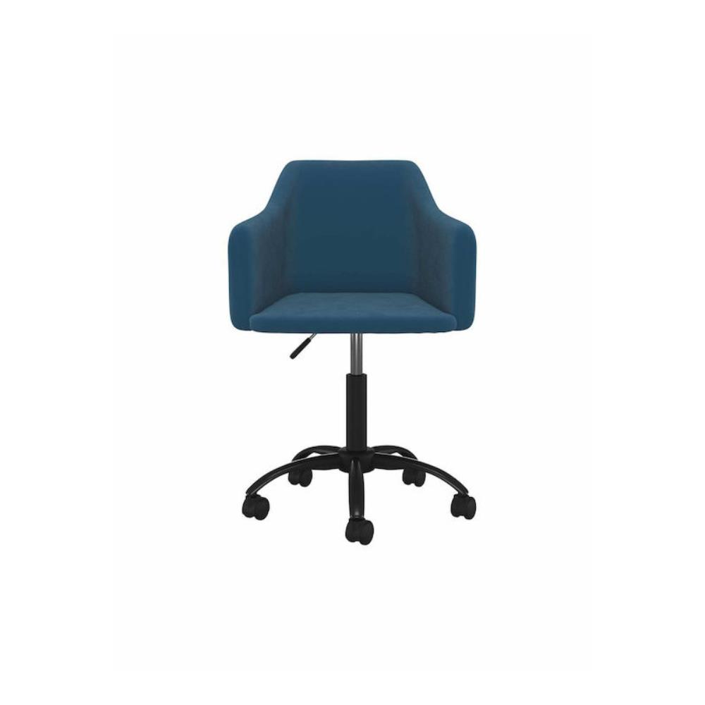 Καρέκλα γραφείου υφασμάτινη Nextdeco Jasper μπλε - πετρόλ
Υ88-78x54x54 εκ - Image 2