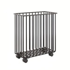 Καλάθι αποθήκευσης μαύρο Υ44x40x20,5εκ.