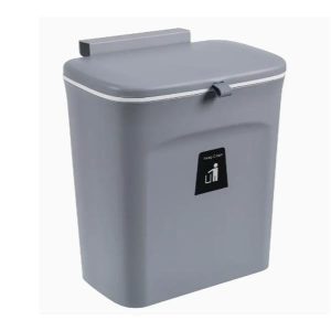 Κάδος απορριμμάτων 9lt, Y30x26x16εκ. για τα ντουλάπια γκρι
