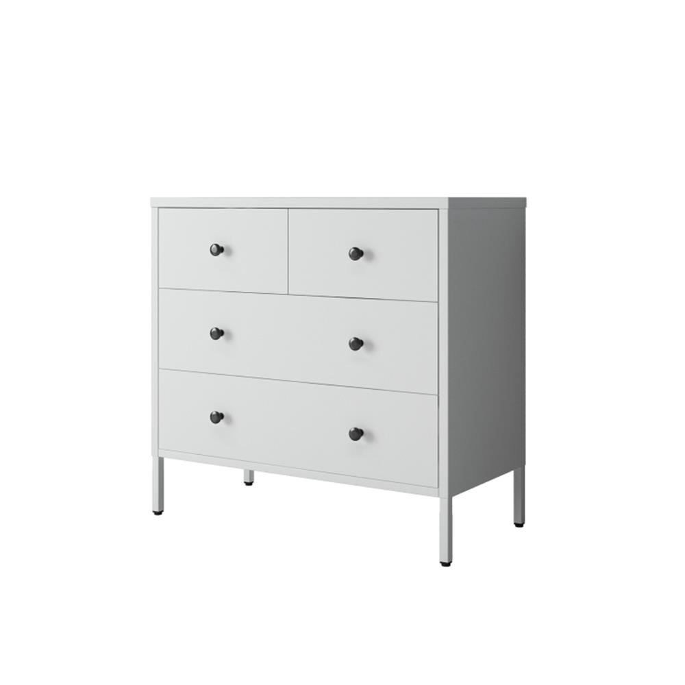 Ραφιέρα μεταλλική Nextdeco με 3 συρτάρια Υ82x83x40εκ. - Image 4