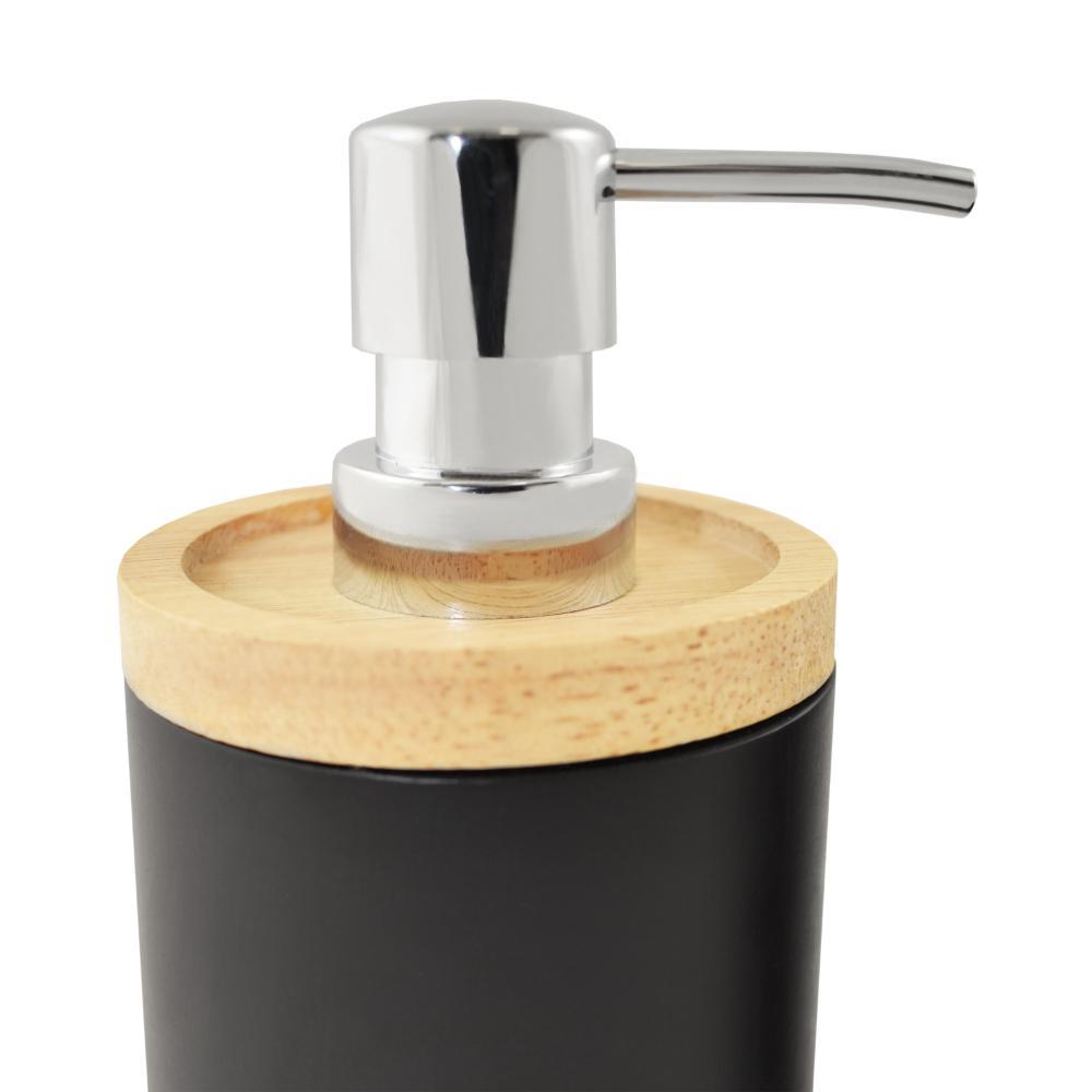 Δοχείο κρεμοσάπουνου 17,2xØ7,8εκ. μαύρο - Image 3