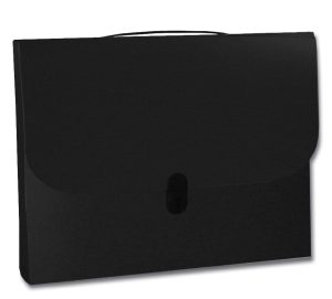 Next τσάντα συνεδρίων με κούμπωμα PP μαύρη Y36x28x4εκ.