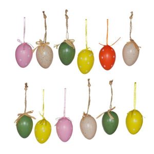 Σακουλάκι με 12 διακοσμητικά πασχαλινά αυγά #3