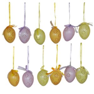 Σακουλάκι με 12 διακοσμητικά πασχαλινά αυγά #12