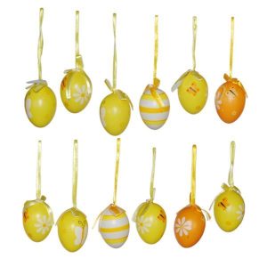 Σακουλάκι με 12 διακοσμητικά πασχαλινά αυγά #7