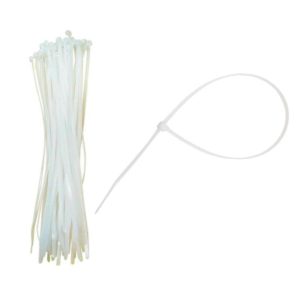 Δεματικά καλωδίων λευκά 20εκ x 3,6mm 100τεμ.