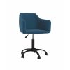 Καρέκλα γραφείου υφασμάτινη Nextdeco Jasper μπλε - πετρόλ
 Υ88-78x54x54 εκ