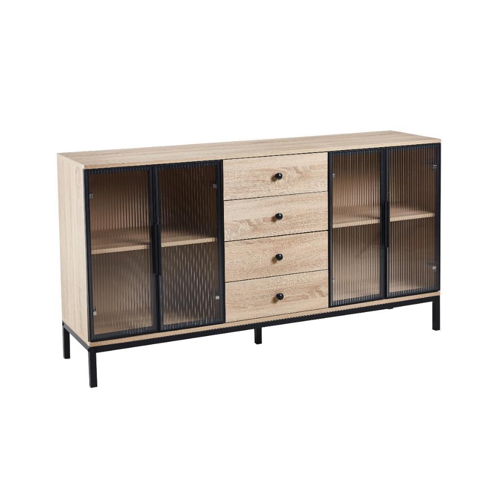 Έπιπλο τηλεόρασης μπουφές Nextdeco ξύλινο Υ85x40x160 εκ. - Image 2