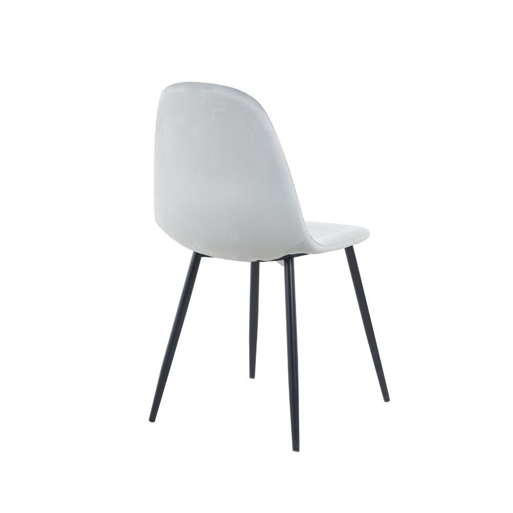 Καρέκλα μεταλλική Nextdeco Iris γκρι Υ84,5x43x40 εκ - Image 3