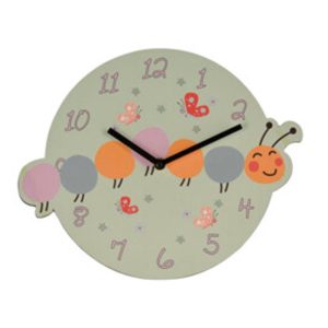 Ρολόι τοίχου "Κάμπια" Ø26εκ.