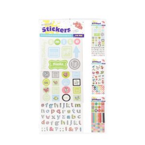 Αυτοκόλλητα 3 σελίδες 110 σχέδια από ζωάκια