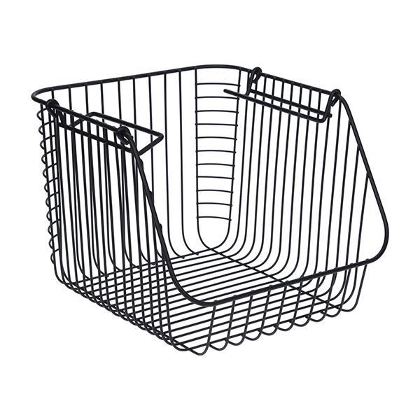 Καλάθι μεταλλικό μαύρο 29x27xY21εκ. - Image 2