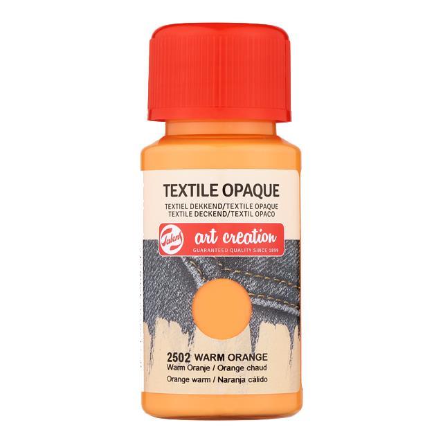 Talens χρώμα textile opaque 2502 warm orange 50ml - Image 2