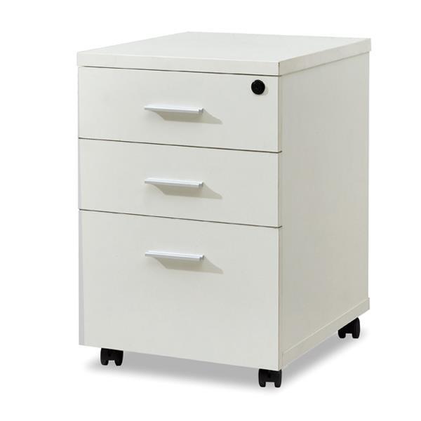 Συρταριέρα μεταλλική Nextdeco τροχήλατη λευκή Υ60x40x44εκ. - Image 2