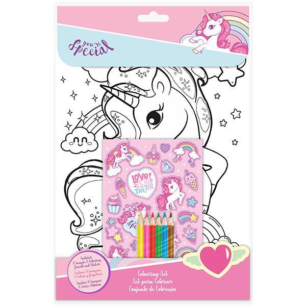 Σετ ζωγραφικής "Unicorn" με ξυλομπογιές Y31x21x2εκ. - Image 2