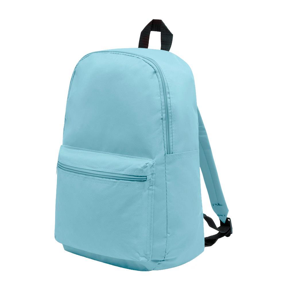 Τσάντα πλάτης με μπροστινή θήκη γαλάζια Υ39,5x30x10,5εκ.