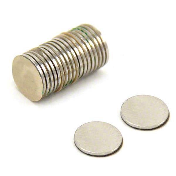 Μαγνήτης νίκελ Ø10mmx0,6mm πάχος 100 τμχ. - Image 2