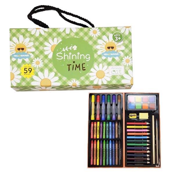 Σετ ζωγραφικής 50 τεμ. σε βαλιτσάκι "Daisies" Υ13x27x4,5εκ. - Image 2