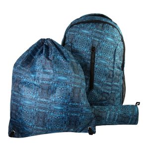 Σακίδιο τσάντα γυμναστικής - μολυβοθήκη No Name Blue