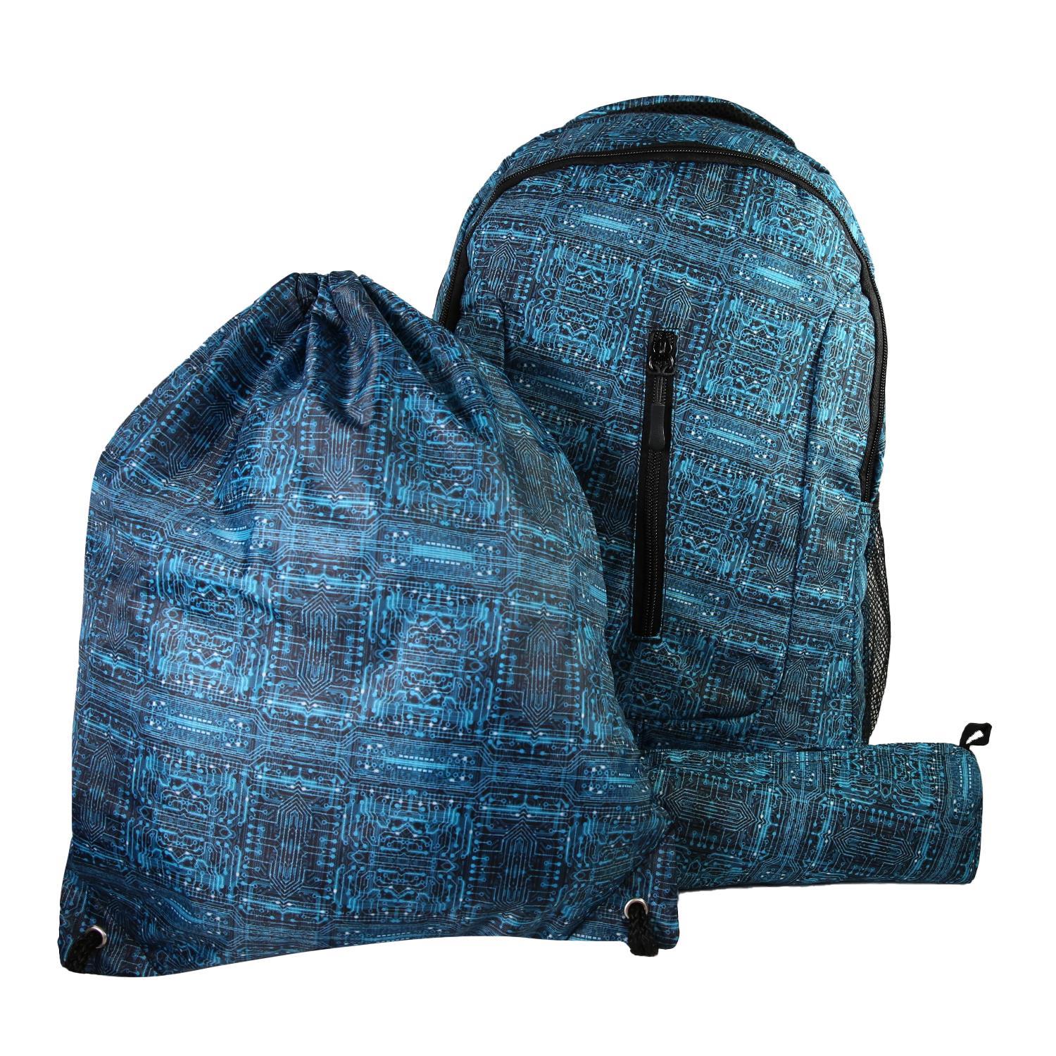 Σακίδιο τσάντα γυμναστικής - μολυβοθήκη No Name Blue