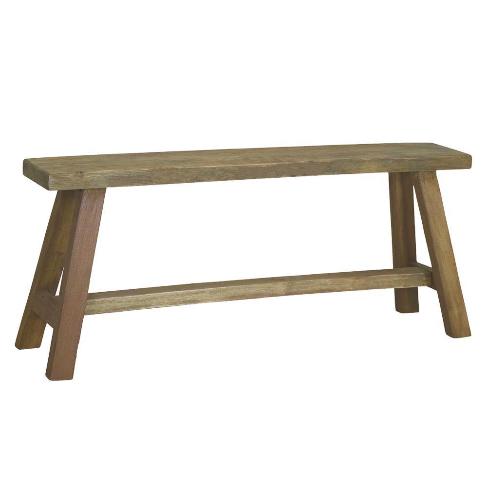 Παγκάκι ξύλινο Nextdeco Tribeca από ξύλο teak Υ50x20x120εκ. - Image 3