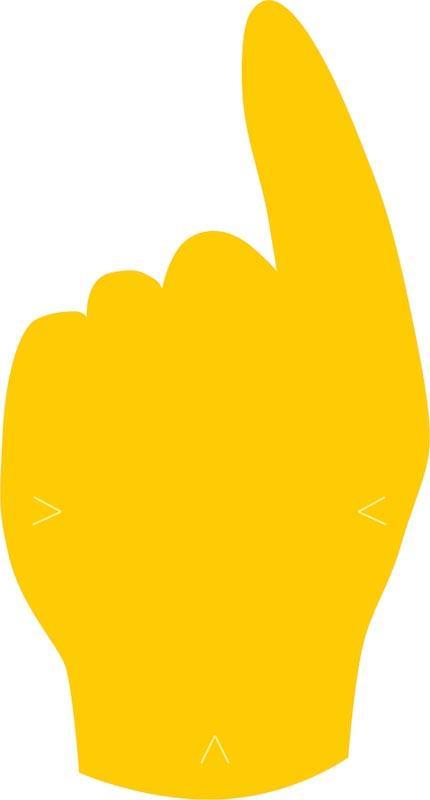 Next επιγραφή pp "Δάκτυλο δείκτης" 8x15εκ. - Image 2